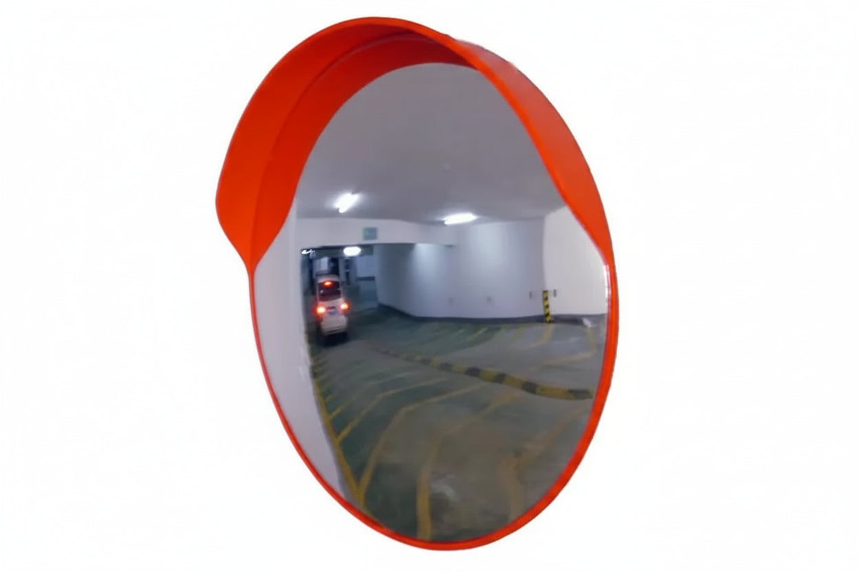 80cm Convex Mirror PC Orange Safety Mirror Dome