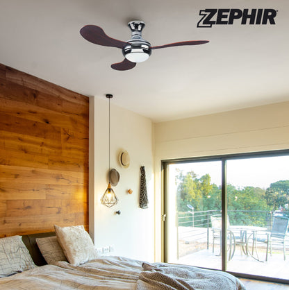Decorative Ceiling Fan & Light With Remote 130cm