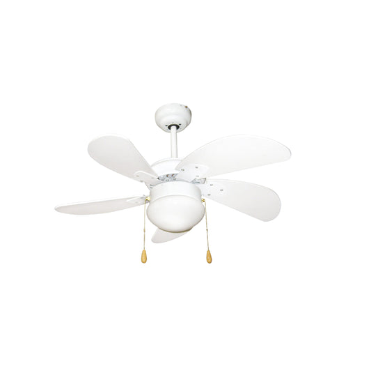 Decorative Ceiling Fan 130cm With Lamp Holder