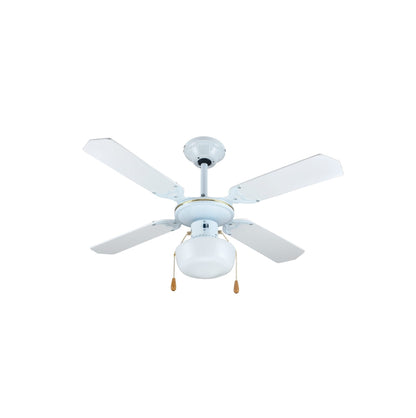 Decorative Ceiling Fan & Lamp Holder with Cord Control 107cm