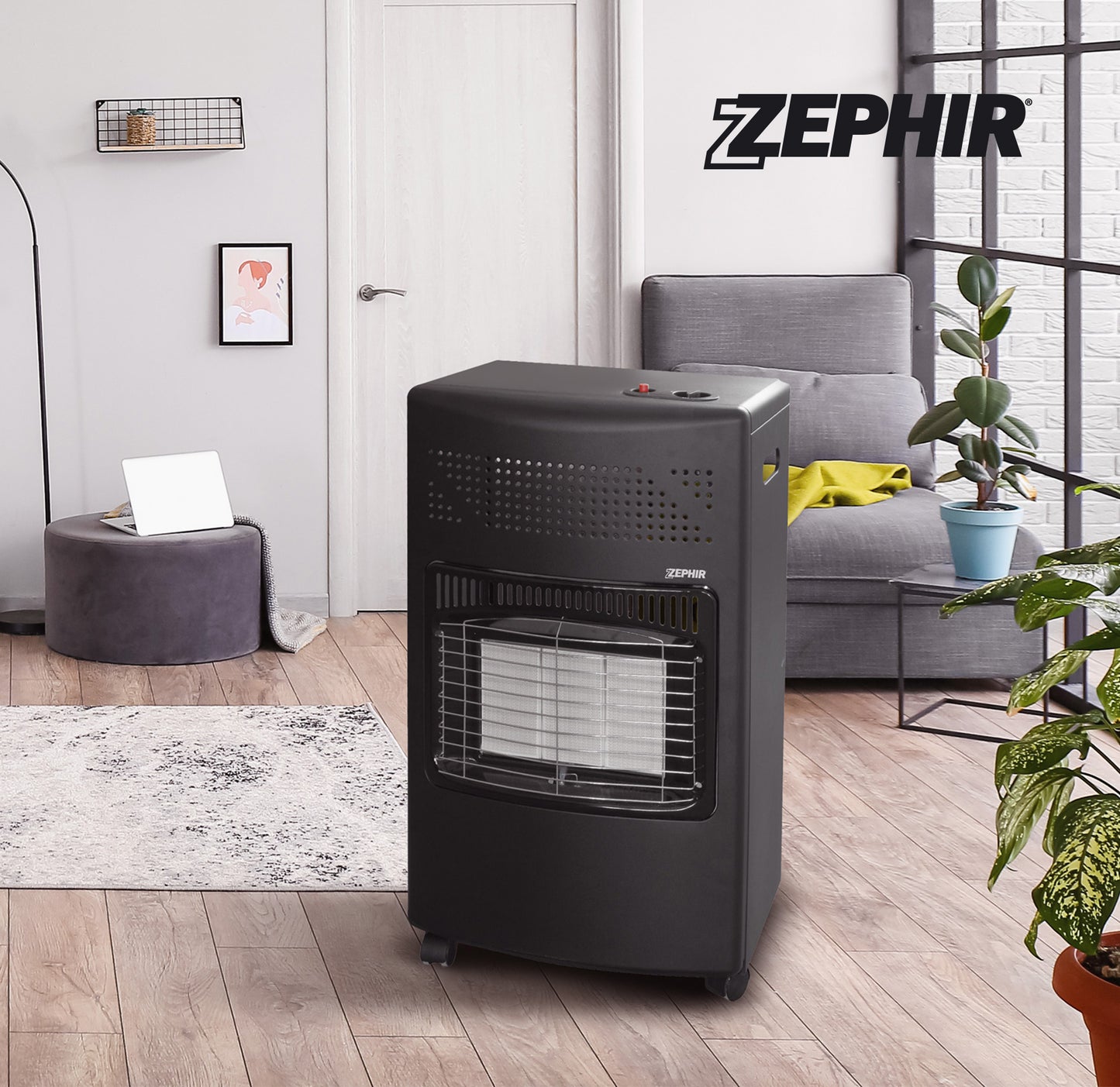 Black Gas Heater