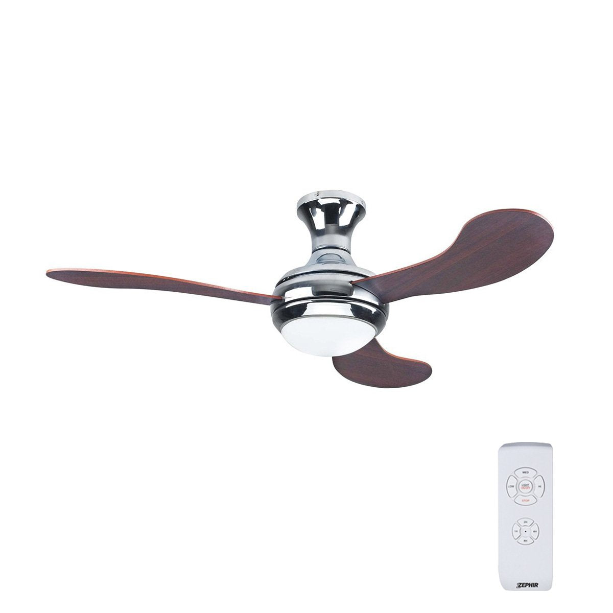 Decorative Ceiling Fan & Light With Remote 130cm