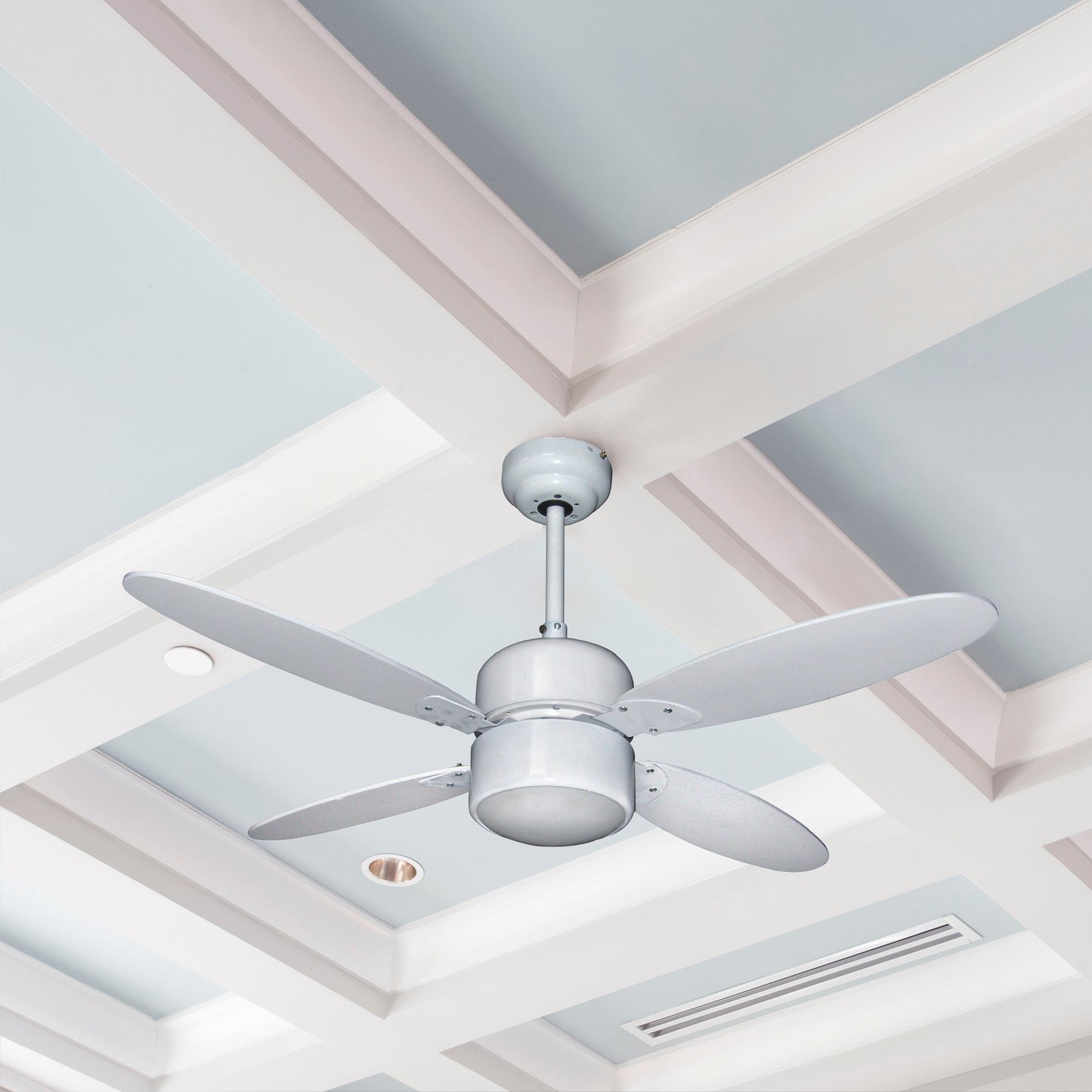 Ceiling Fan & LED With Remote 107cm 4 blades