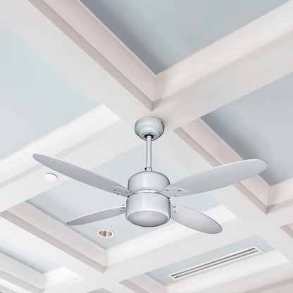 Ceiling Fan & LED With Remote 107cm 4 blades