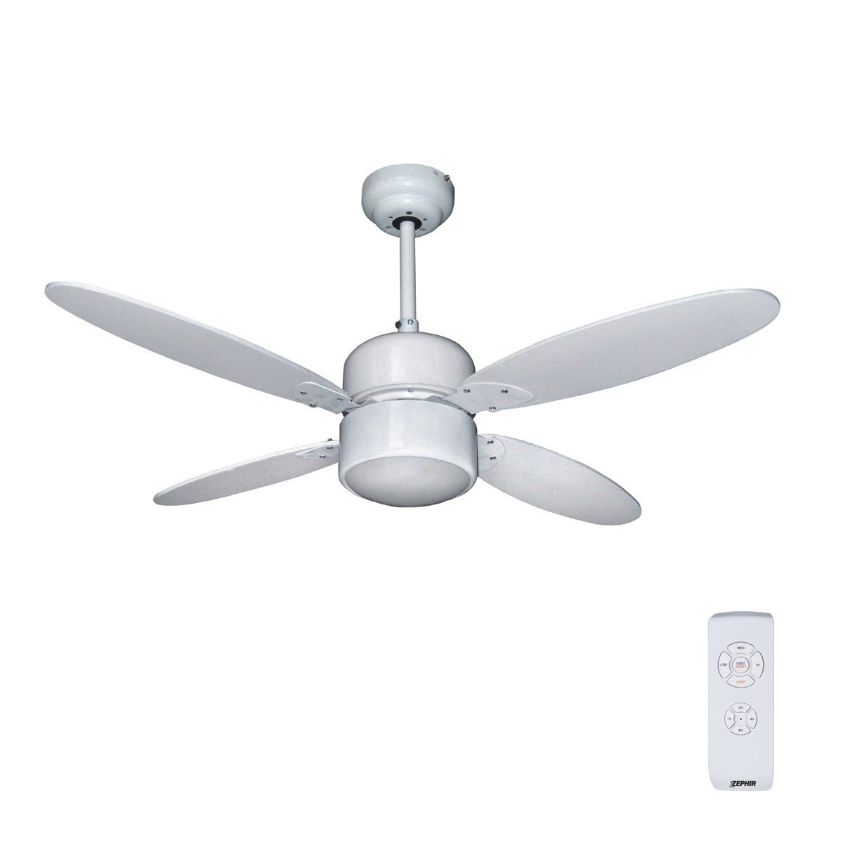 Ceiling Fan & LED With Remote 107cm 4 blades