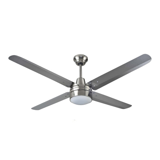 4-Blade Ceiling Fan, 140cm, with Light